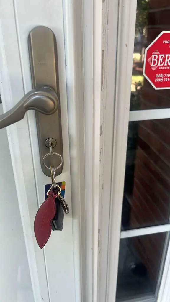 Home front door lock with keys — Kwikey Locksmith work in Delaware